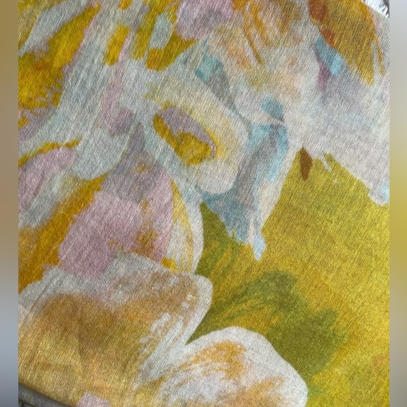 Soft Surroundings Floral Scarf 100% Cotton NWT - Picture 3 of 12